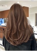 ハイライトバレイヤージュダブルカラーケアブリーチ20代30代