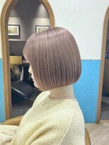 ロンド レグリーズ 立川(Lond leglise) ミニボブレイヤー/レイヤーカット/ダークアッシュ/顔周り/立川