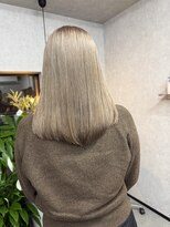 ニコフクオカヘアーメイク(NIKO Fukuoka Hair Make)&nbsp;福岡天神/大人かわいいくすみカラー/ミルクティーグレージュ