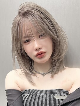イキ 表参道(iki omotesando) 韓国風レイヤーショート/ブリーチカラー