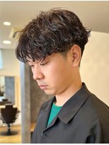 デプト(DEPT.) 波巻きパーマシャドウパーマツイストパーマメンズパーマ佐賀眉毛