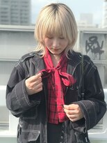 ユイマァル 岡山店(YUIMARL)&nbsp;くびれヘア20代30代ブリーチダブルカラーブロンドカラー