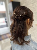ソメリエヘアー(somelie hair) ハーフアップ