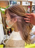 インナーからーピンクベージュ