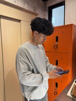 アドレスサーティーン(Address13)&nbsp;波巻きシャドウパーマ[大阪/梅田/メンズパーマ]