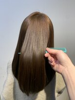 お～るうぇいず(always)&nbsp;髪質改善ストレート縮毛矯正韓国風レイヤーミルクティーベージュ