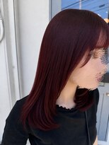 オラプラノ(olaplano)&nbsp;ボルドー×レイヤーカット