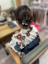 エクラ(e'clat)&nbsp;ボブからつくる浴衣アップスタイル