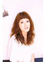 イースタイル 志都呂店(e-style com’s hair) ショートバングふわふわくるくるセミディ