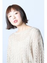 ヘアーアイスカルテット(HAIR ICI QUARTET)&nbsp;前髪軽め切りっぱなしボブ