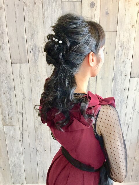 結婚式やパーティー イベントのヘアセットはムーンにどうぞ！