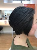 大人ショート/上品ショート/ハンサムショート/黒髪ショート/小顔