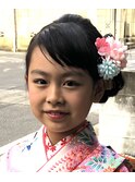 七歳ヘアセット