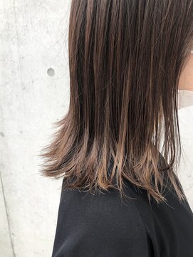 ヘアーサロン オレオ(OREO) 元住吉/OREO 働く女性も【隠れインナーカラー】でカラーで遊びを