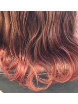 アールフランプラス(arFranc+)&nbsp;ピンク 裾カラー