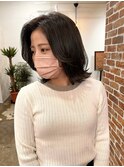 ショコラベージュカールくびれミディボブルフ
