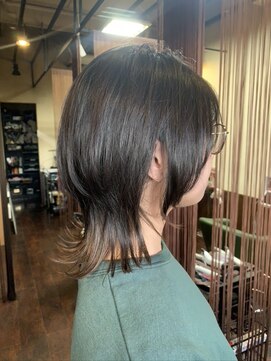 ヘアーエヌプラス (HAIR N+) N+質感カットで柔らかなマッシュ・ウルフ・イメチェン
