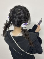 プティクローシェ バイ クオーレ(petite cloche by CUORE)&nbsp;【量産型】もこもこツイン編みおろし