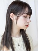【白川】20代30代40代ぱっつん前髪ローシニヨン23.5.14