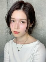 リークフー(Ree cu fuu)&nbsp;センター分け　大人かわいい　外ハネボブ