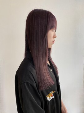 コト 福井大和田店(coto) 福井　ダブルカラー　ラベンダーカラー　20代　艶髪　髪質改善