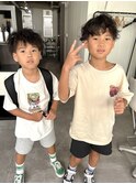 西区新町美容室★roots★キッズカットキッズパーマスパイラル