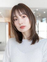 20代30代大人かわいい/レイヤーカット/くびれヘア/前髪/小顔
