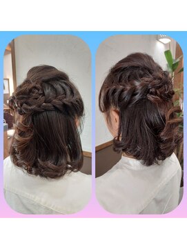 ワンダービューティーサノ(Wonder Beauty SANO) 【同窓会ヘア】アレンジハーフアップ☆
