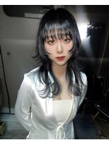 アリートウキョウ(ALLY TOKYO) 中性ウルフロングレイヤーカットロングウルフカット姫カット