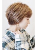【 I. 】30代からのナチュラル前下がりショートボブ 川口