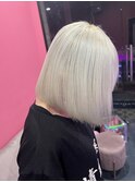 #ホワイト#ホワイトカラー#ハイトーン#水光艶トリートメント