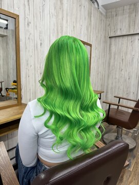 ヘアスタジオワン 藤沢店(HAIR STUDIO ONE) ネオングリーン