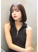 【ROSE】大人ボブ＿切りっぱなしボブ＿前髪＿F