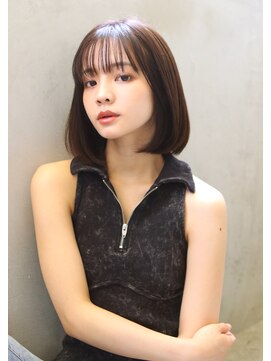 ロゼ 六甲道(ROSE) 【ROSE】大人ボブ＿切りっぱなしボブ＿前髪＿F