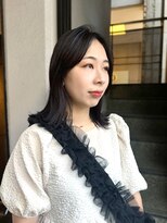 テテ ニコ(tete nico)&nbsp;【大前晴奈】地毛風カラー/くびれミディアム