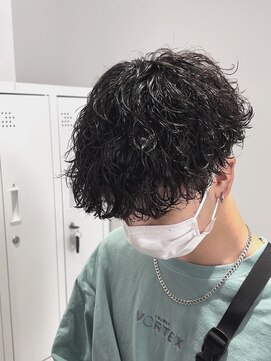 ラヴィズムバイフィフス(LUVISM by fifth) メンズ波巻きmixツイストスパイラルマッシュゆるスパ/新潟