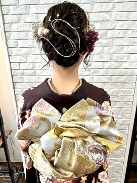 ザブックハンドサロン(The book hand salon) 振袖+ヘアアレンジ