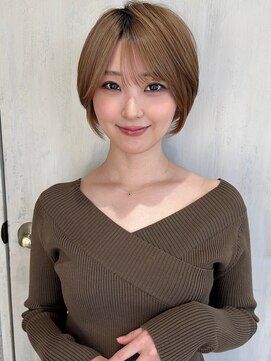 アフロート ルヴア(AFLOAT RUVUA) 似合わせ ショート ボブ 30代 40代 小顔 新宿 ひし形 前上がり