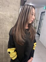 キング 枚方店(K!ng)&nbsp;縮毛矯正髪質改善ハイライトレイヤーカット枚方美容室エクステ