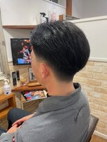 カミケン 黒岩店　kamiken・&nbsp;メンズショートカット七三分けスタイル【カミケン黒岩店】