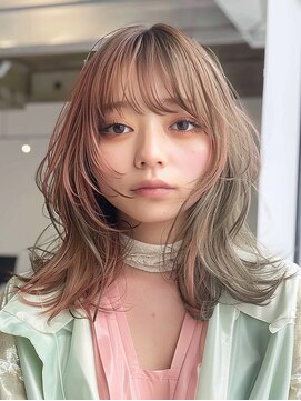 レヴ 草加店(LEV.) 美髪 似合わせカット  外ハネボブ シースルーバング