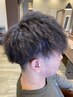 似合わせカット＋漢のツイストパーマ￥8000／舞鶴美容室／ツイスト／