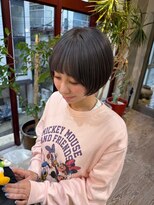 ヲタク(wotaku.)&nbsp;ブルーシルバーブルージュカラーダブルカラーハイトーンショート