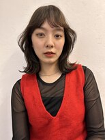 ヴィオットバイサロン(Viot by Salon)&nbsp;ダークブラウンカラー くびれレイヤー 似合わせ前髪カット