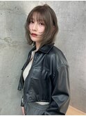 【momoa】透明感ふわふわミルクティーブラウン《大阪梅田》