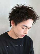 フィフス 渋谷(fifth)&nbsp;ラフな質感の無造作パーマ×スパイキーショートスタイル