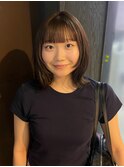 ワイドバング×ボブ