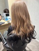 テーラヘアー 蘇我2号店(TELA HAIR)&nbsp;【ブリーチ人気カラー】ベージュ×黒