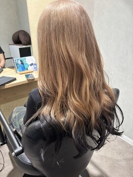 テーラヘアー 蘇我2号店(TELA HAIR) 【ブリーチ人気カラー】ベージュ×黒