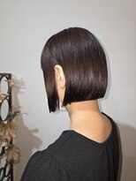 スマイロンナイロン ヘアー(smile on nylon hair)&nbsp;秋色切りっぱなしボブ